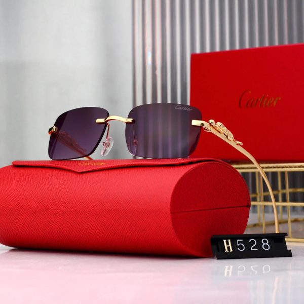 Golden Leopard Frame Sunglasses - 图片 15