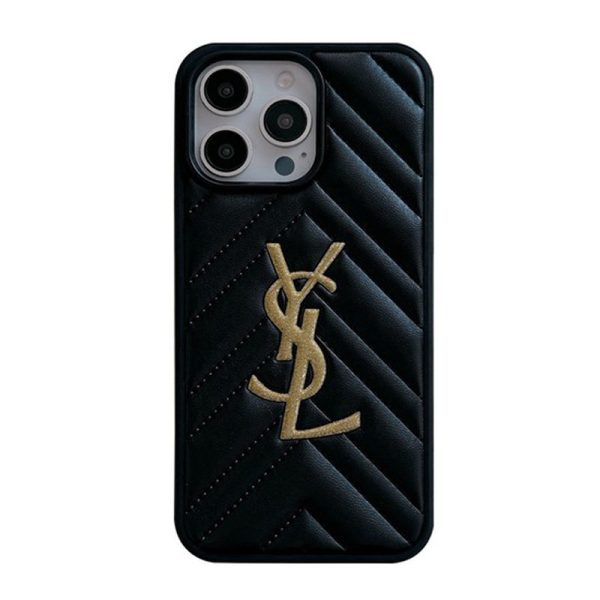 Saint Black & White Leather iPhone Case - 图片 11