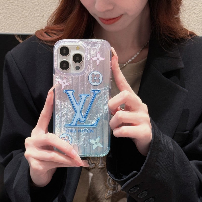 Lou Pink & Blue iPhone Case - 图片 4