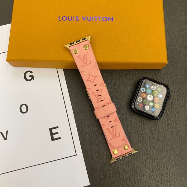 Bracelet de rechange Apple avec décoration en rivets et monogramme en relief WATCH BANDS - 图片 5