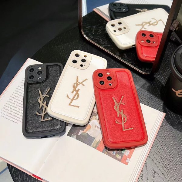 Luxurious Golden Logo Phone Case - 图片 2