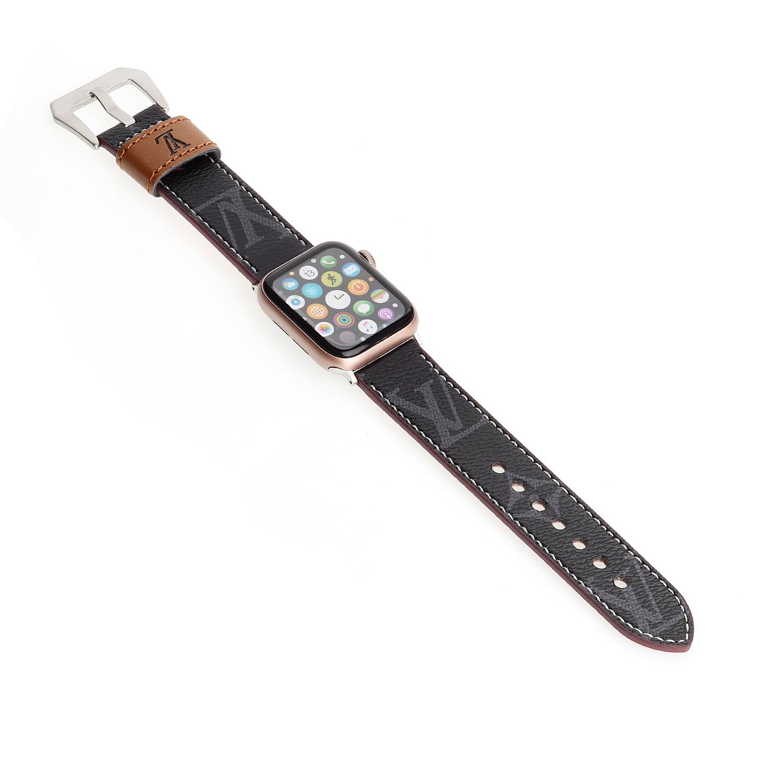 LEATHER CANVAS LUXURY APPLE WATCH BANDS - 图片 12