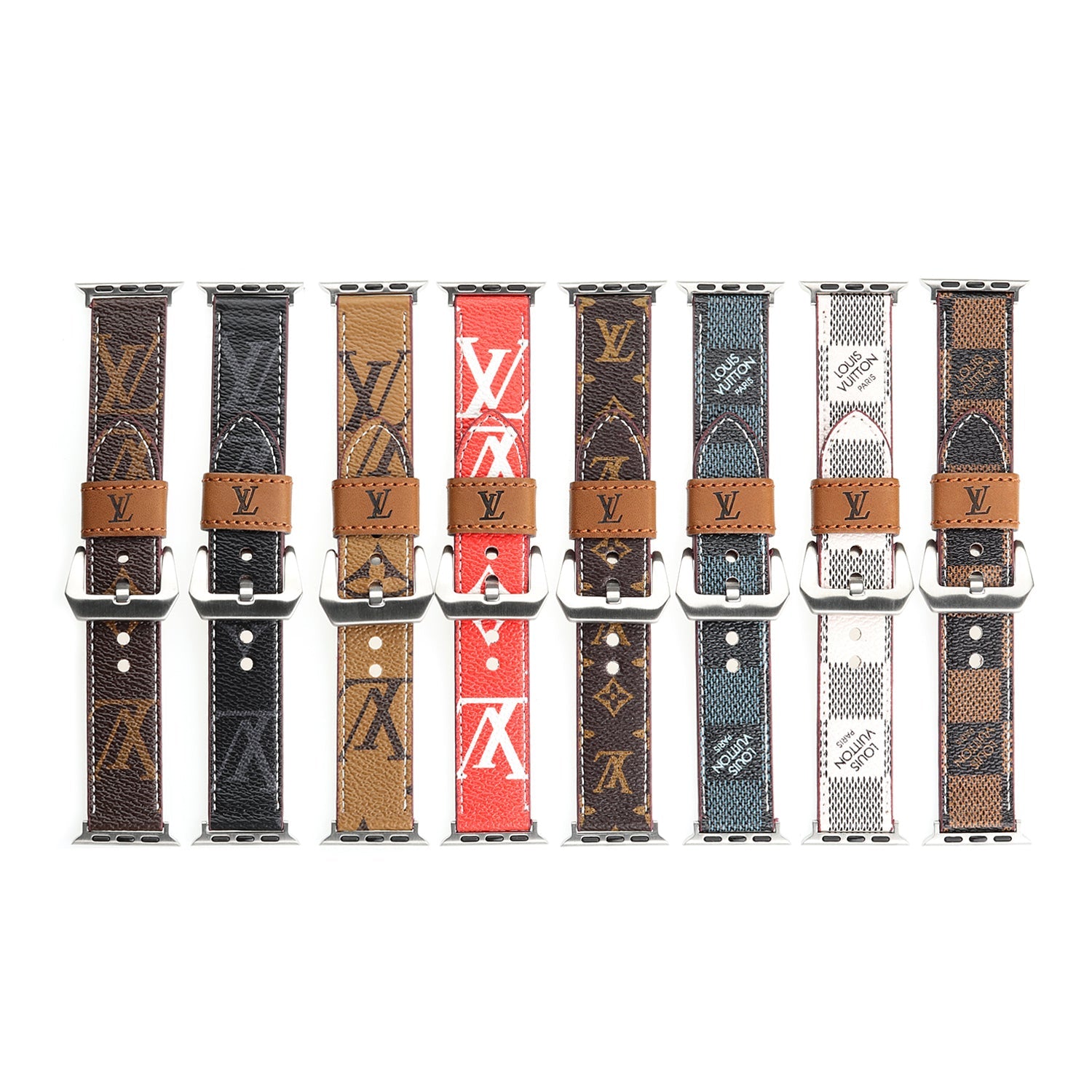 LEATHER CANVAS LUXURY APPLE WATCH BANDS - 图片 2