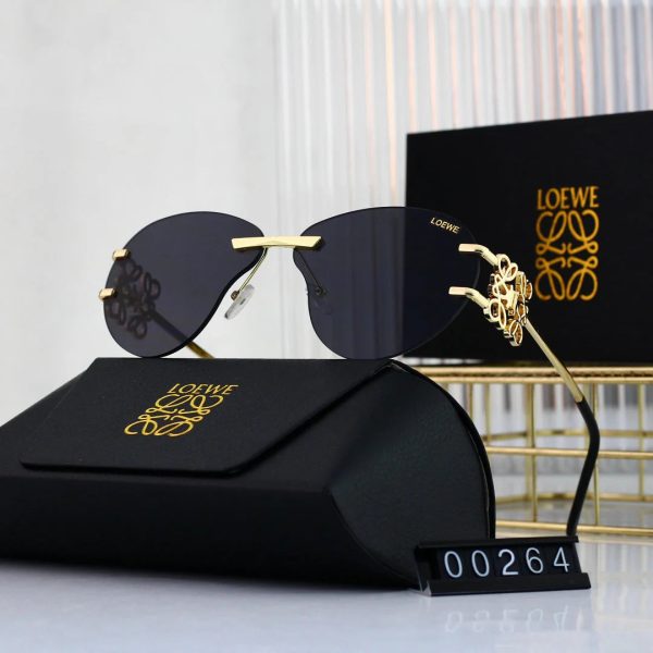 Metal temple gradient sunglasses 00264 - 图片 3