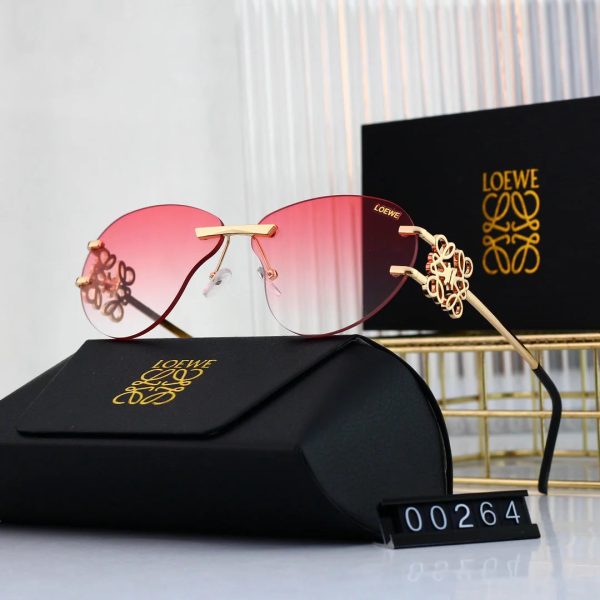 Metal temple gradient sunglasses 00264 - 图片 4