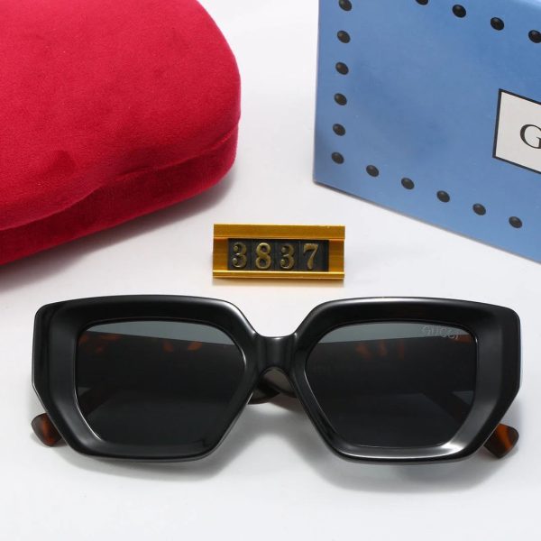 Amber Pattern Sunglasses - 图片 3