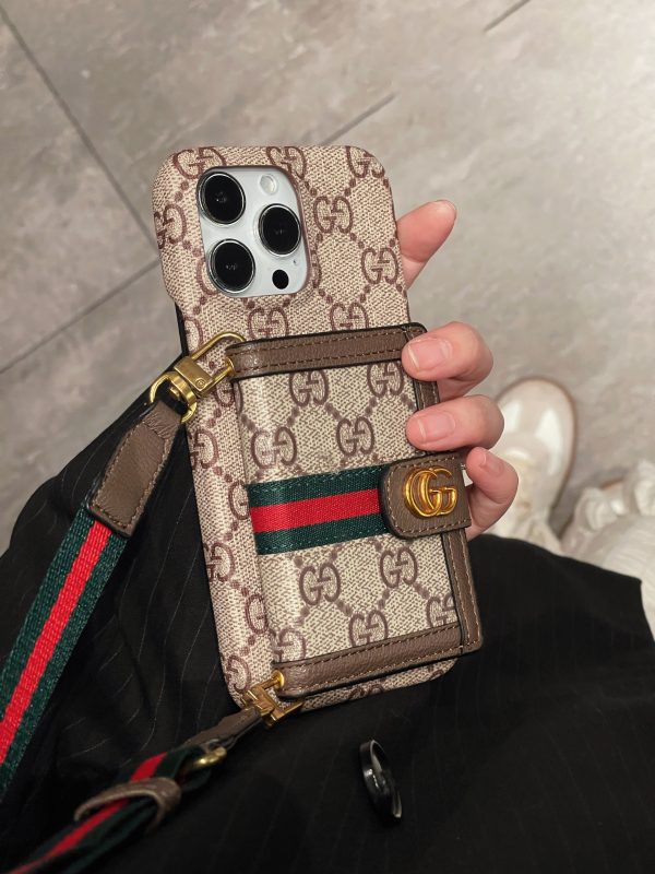 GG Card Bag Crossbody iPhone Case - 图片 10