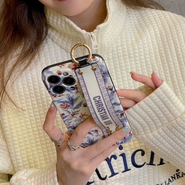 CD Purple & White Wristband iPhone Case - 图片 8