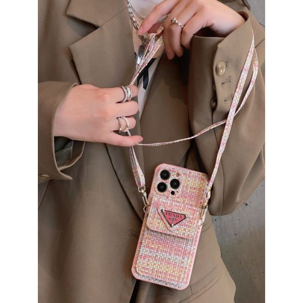 Pra Weave Card Bag Crossbody iPhone Case - 图片 6