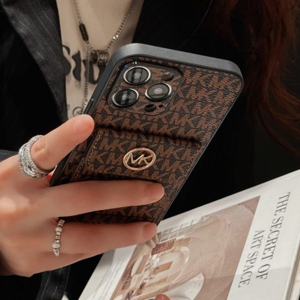 MK Card Bag Gold iPhone Case - 图片 10