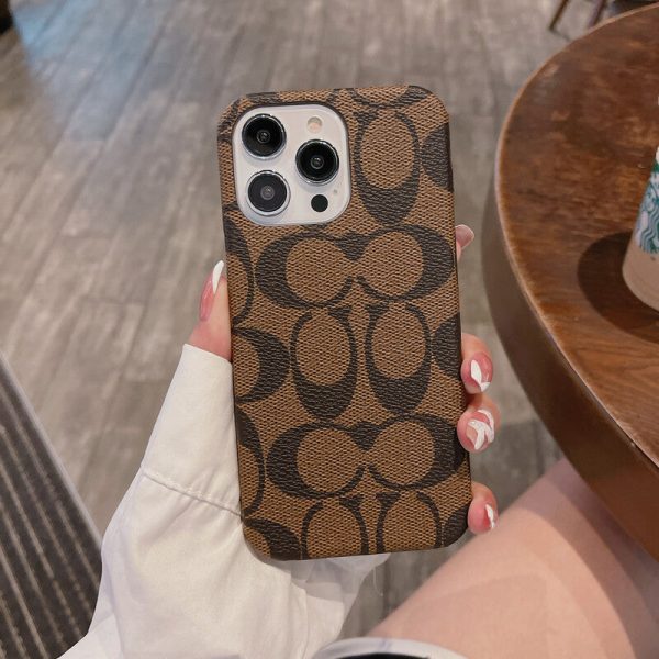 Classic Coach iPhone Case Brown -JDK241426 - 图片 2