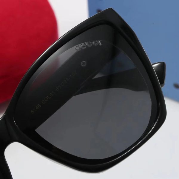 Square Round Frame Sunglasses - 图片 7