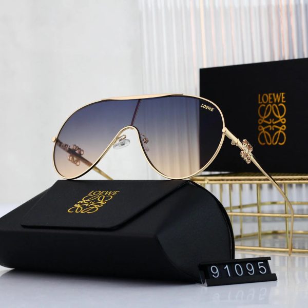 Oval round frame sunglasses - 图片 7