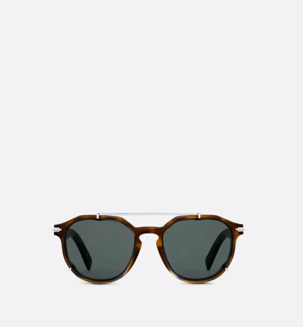 Brown Tortoiseshell-Effect Pantos Sunglasses - 图片 2