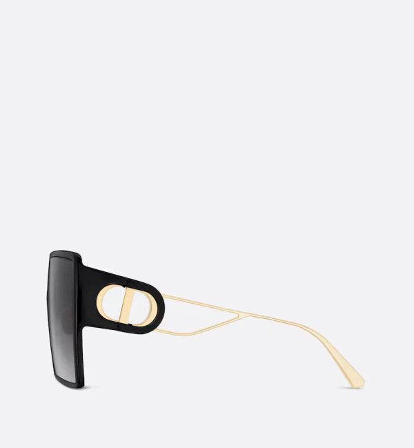 Oversized Black Square Sunglasses 30MTSU - 图片 3