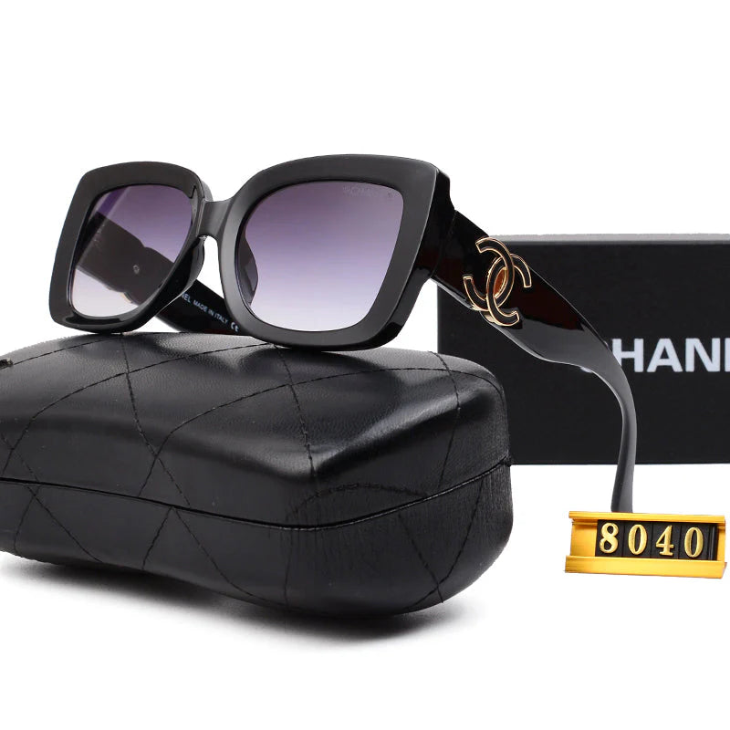 Luxury Large Frame Sunglasses 8010 - 图片 6