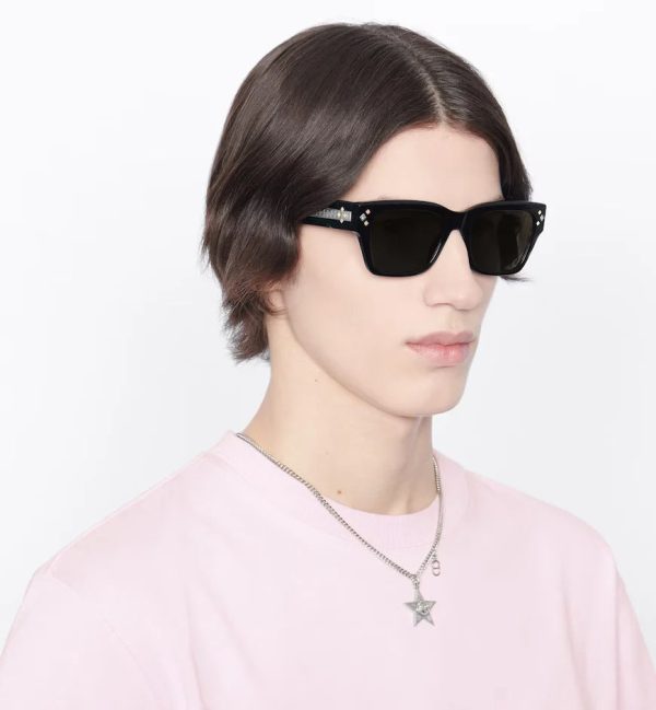 Black Rectangular Sunglasses CDDMS2I - 图片 5