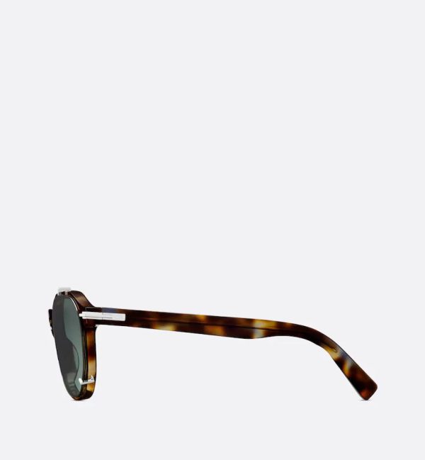 Brown Tortoiseshell-Effect Pantos Sunglasses - 图片 3