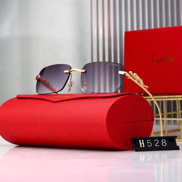 Golden Leopard Frame Sunglasses - 图片 14