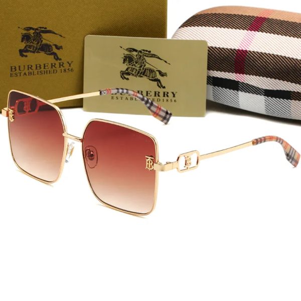 Retro Plaid HD Sunglasses - 图片 7