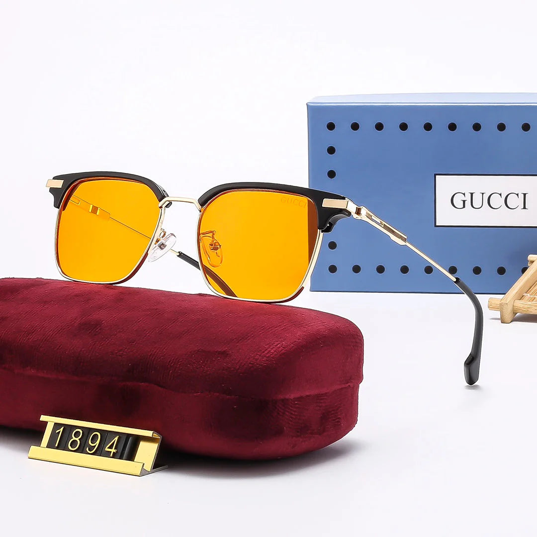 RECTANGULAR-FRAME METAL SUNGLASSES 1894 - 图片 2