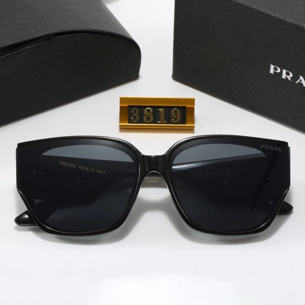 Thick Frame Retro Sunglasses - 图片 10
