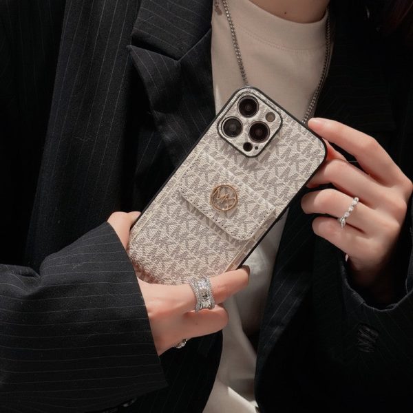 MK Card Bag Gold iPhone Case - 图片 12