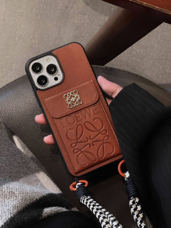 Loe Card Holder Leather iPhone Case - 图片 3
