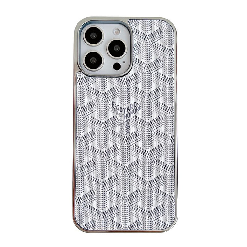 Goya Multi-Color White Gold iPhone Case - 图片 4