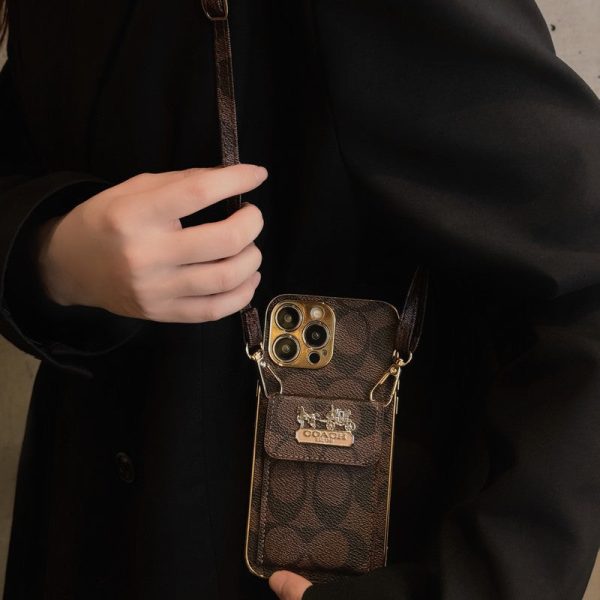 Coa Card Bag Leather Chain iPhone Case - 图片 10