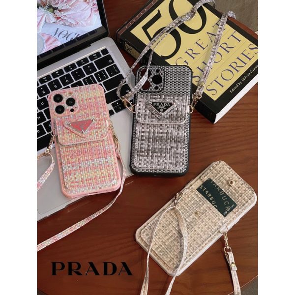 Pra Weave Card Bag Crossbody iPhone Case - 图片 4