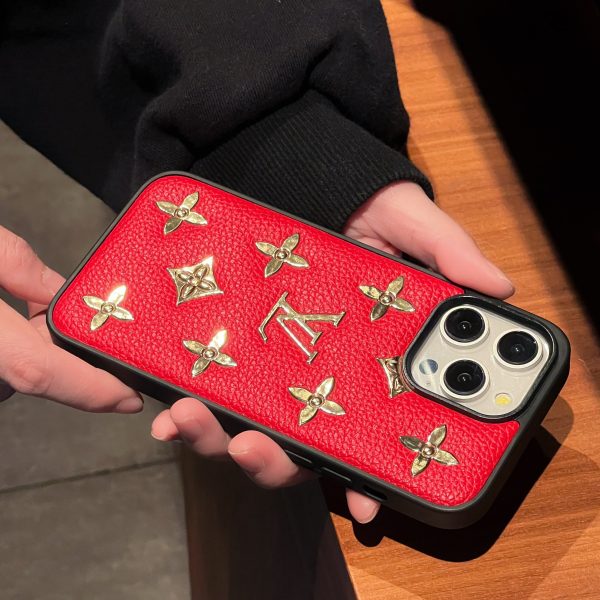 Lou Gold Leather iPhone Case - 图片 9