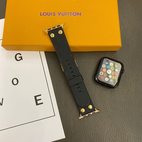 Bracelet de rechange Apple avec décoration en rivets et monogramme en relief WATCH BANDS - 图片 23