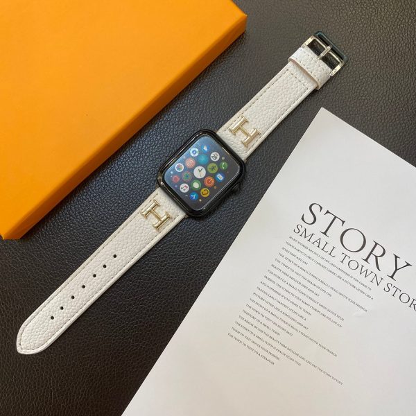 Genuine Pattern Leather Apple Watch Strap - 图片 5