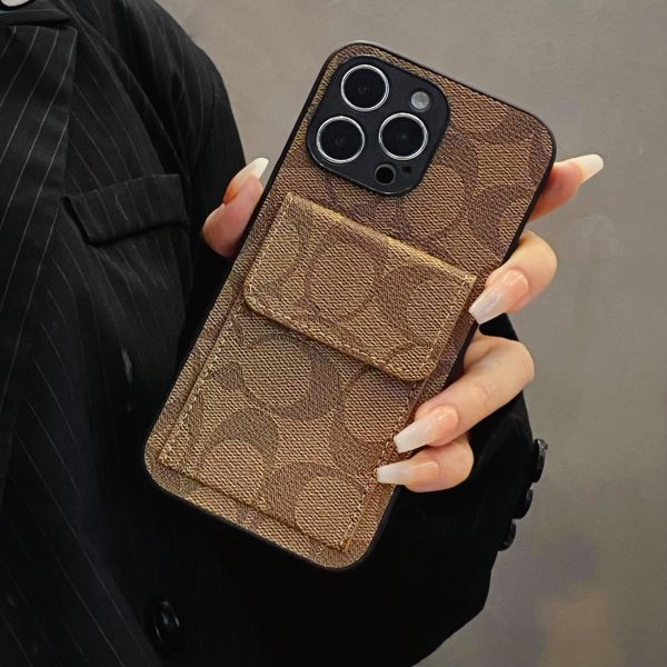 Coach iPhone Case With  Wallet Light Brown-HP240513 - 图片 6