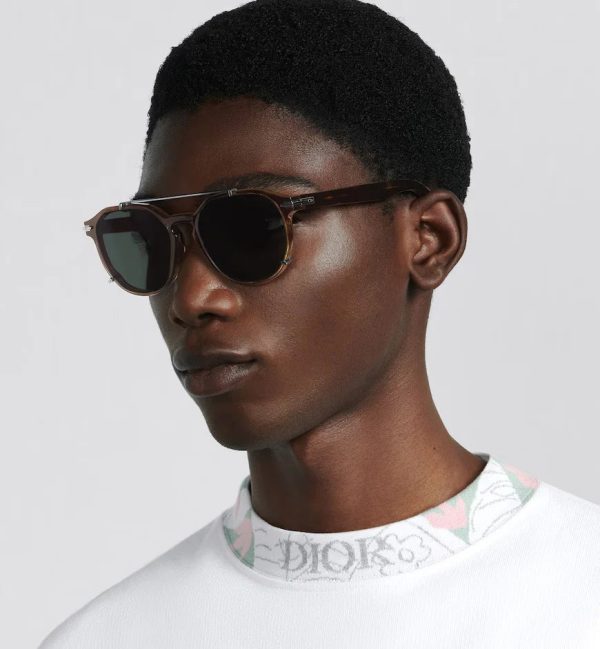 Brown Tortoiseshell-Effect Pantos Sunglasses - 图片 4