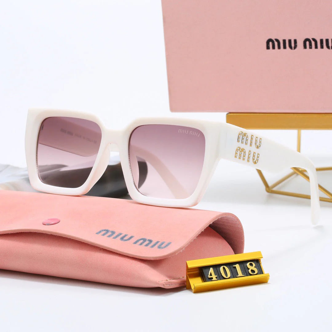 Luxury square frame universal sunglasses 4018 - 图片 2
