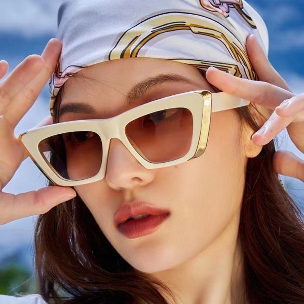 Fashionable Cat Eye Sunglasses - 图片 10