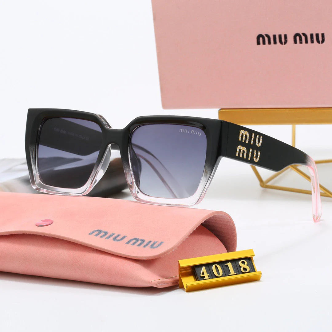 Luxury square frame universal sunglasses 4018 - 图片 14