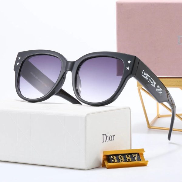 Fashionable Semi-circular Color Matching Sunglasses 3987 - 图片 8