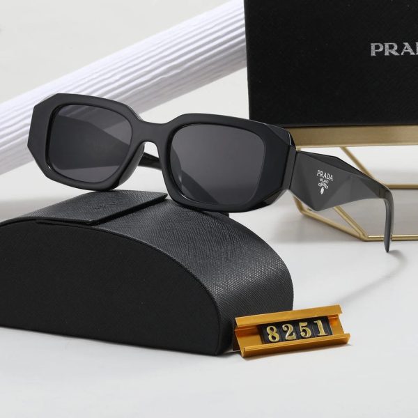 Polygonal Retro Unisex Sunglasses 8251 - 图片 2