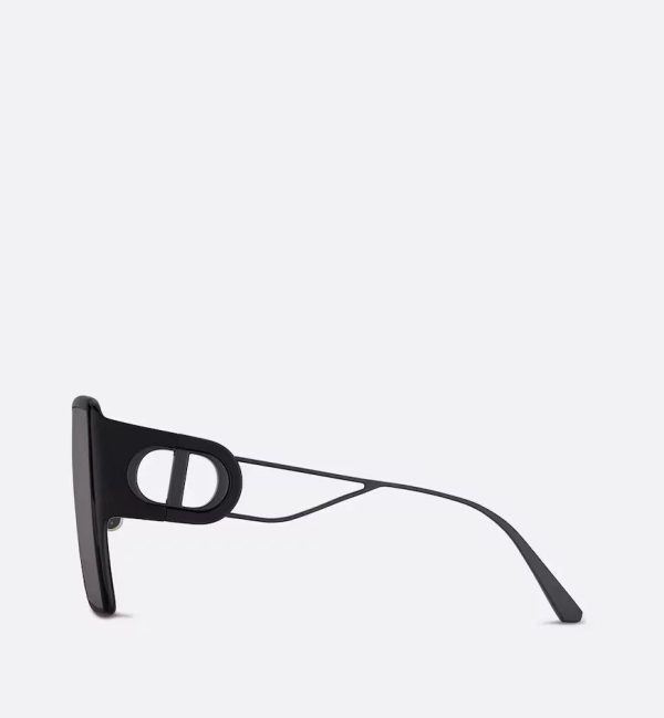 Oversized Black Square Sunglasses 30MTSU - 图片 3
