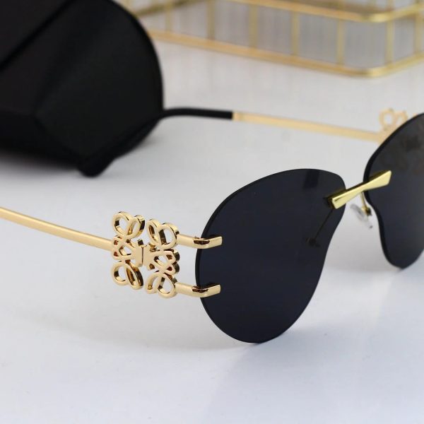 Metal temple gradient sunglasses 00264 - 图片 7
