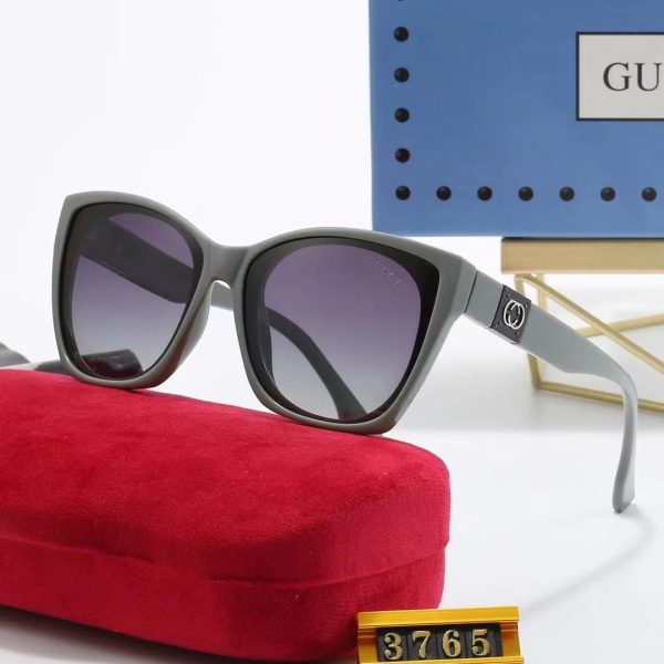 Square Round Frame Sunglasses - 图片 6