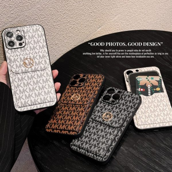 MK Card Bag Gold iPhone Case - 图片 6