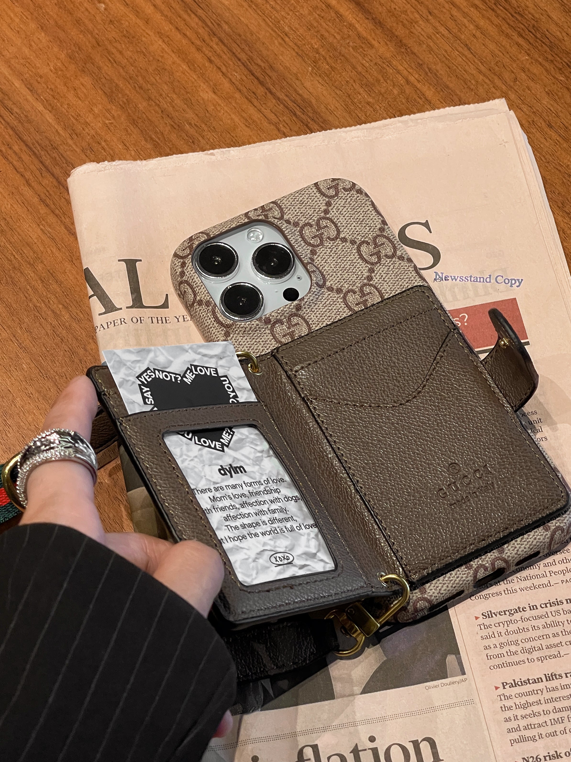 GG Card Bag iPhone Case - 图片 7