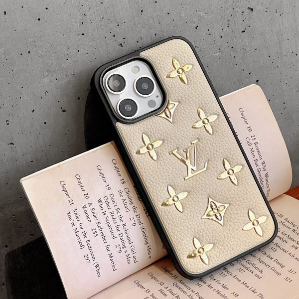 Lou Gold Leather iPhone Case - 图片 8