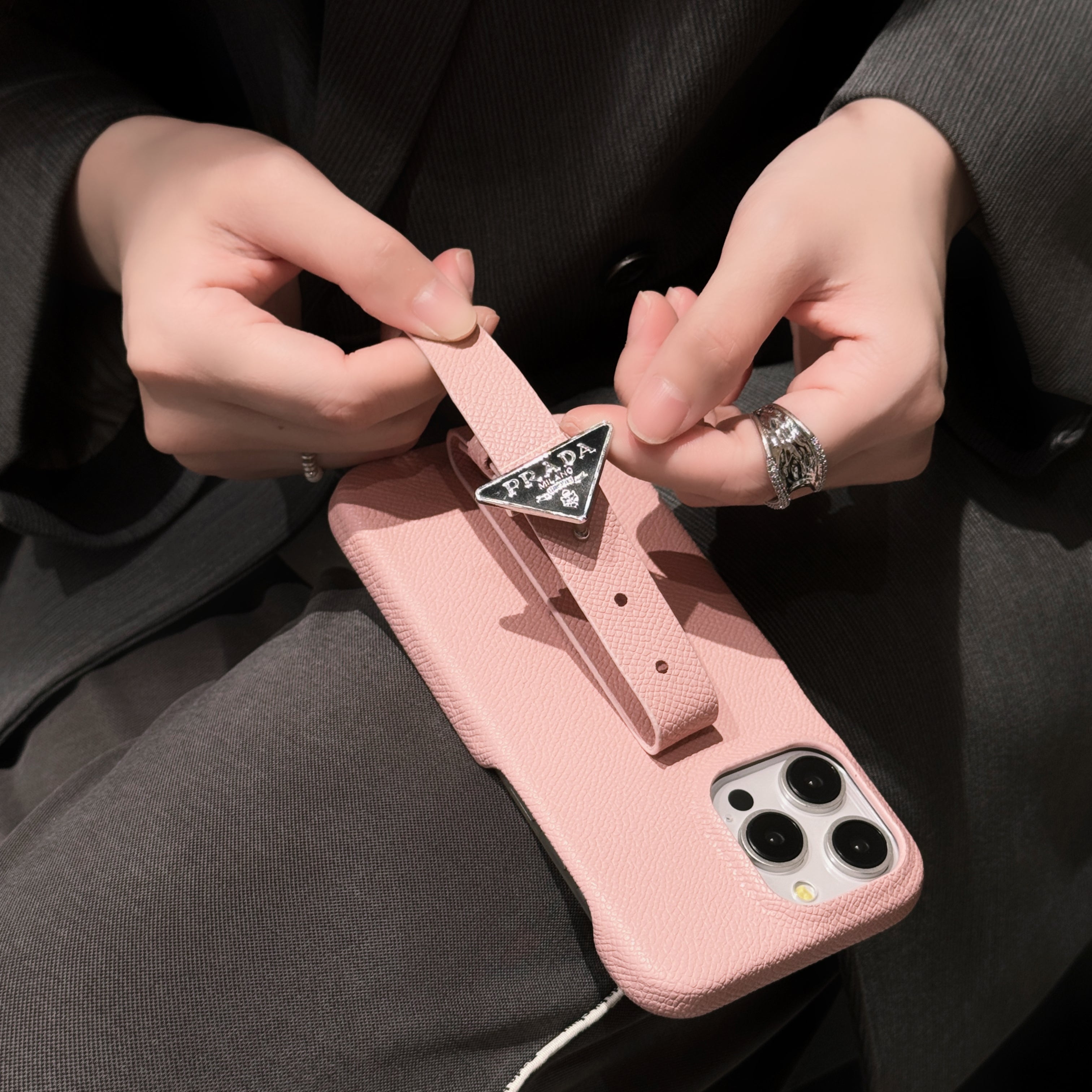 Pra Leather Handle iPhone Case - 图片 4