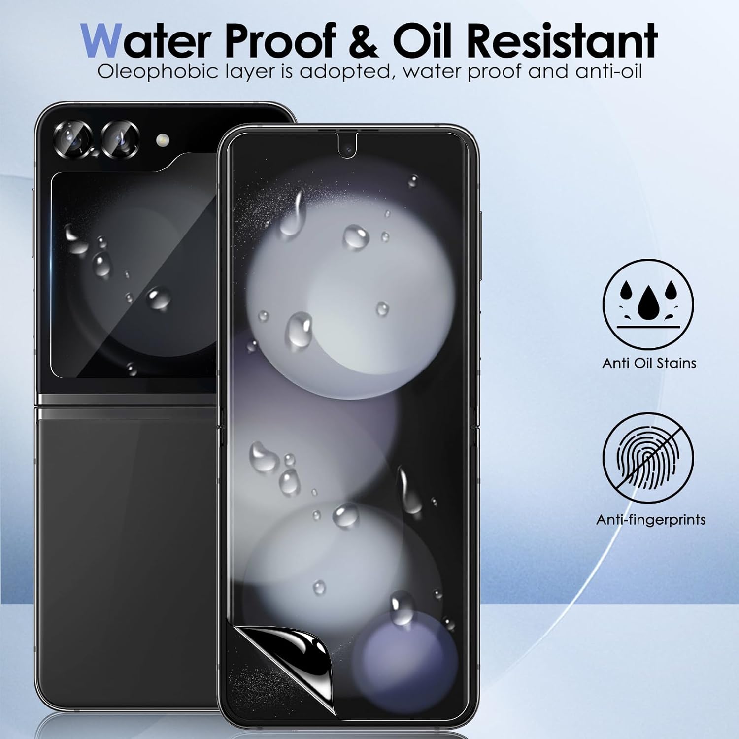 Samsung Galaxy Z Flip 6/5/4/3 Privacy Screen Protector - 图片 5