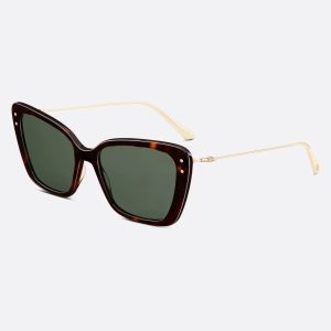 Brown Tortoiseshell-Effect Butterfly Sunglasses MISDB5I